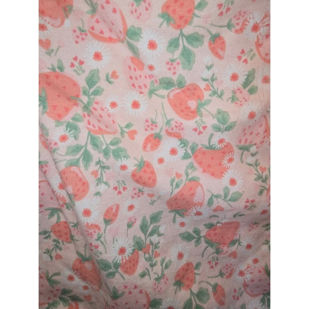Cynthia Rowley‎ Kids Pink Heart Quilted Vest Strawberry Floral Lining Size 2T